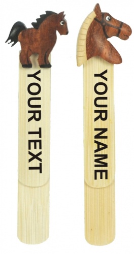 5007 : Horse Bookmarks (Pack Size 36) with optional Engraving Price Breaks Available
